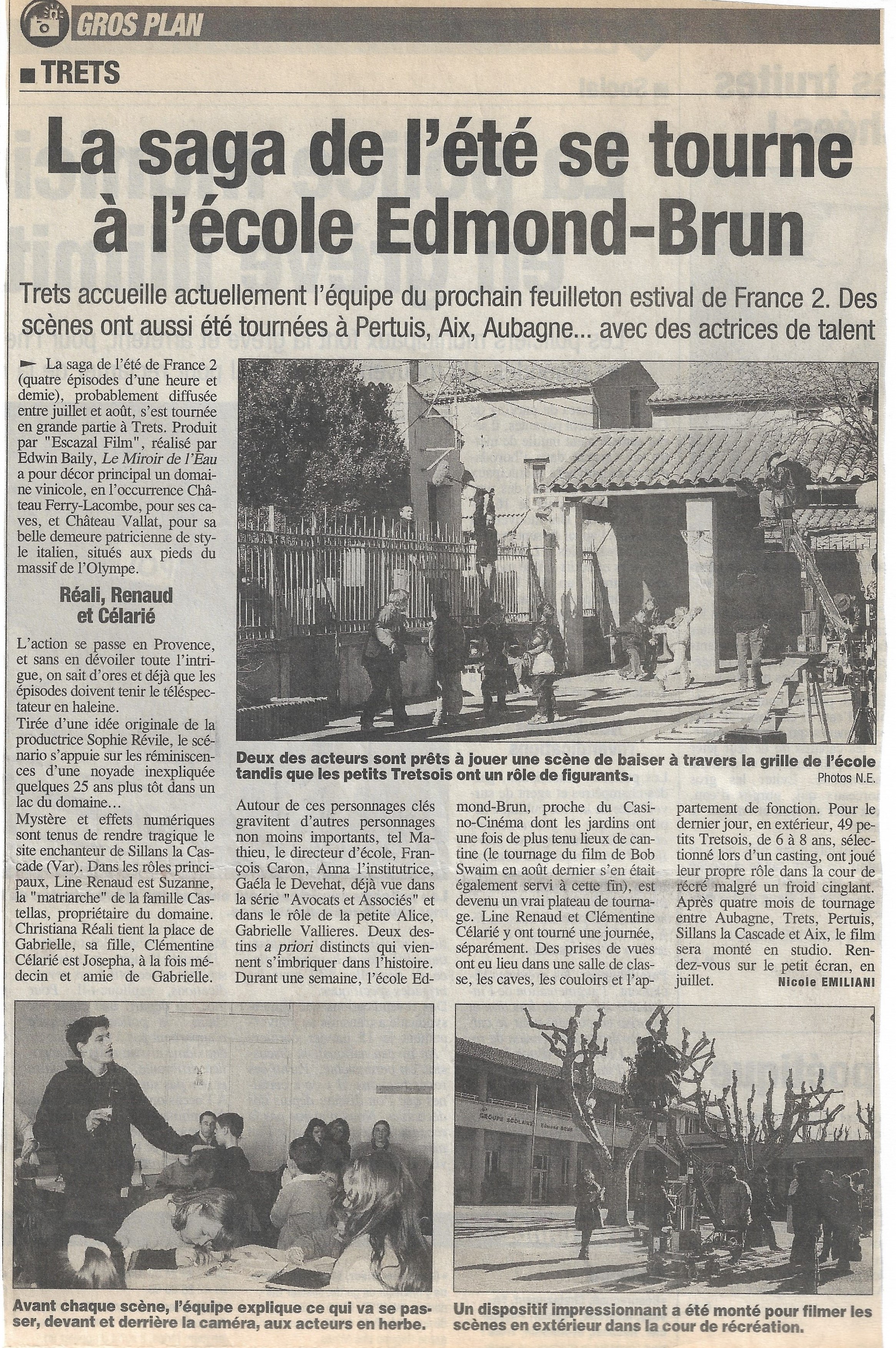 Article du Journal La Provence du 28/02/04