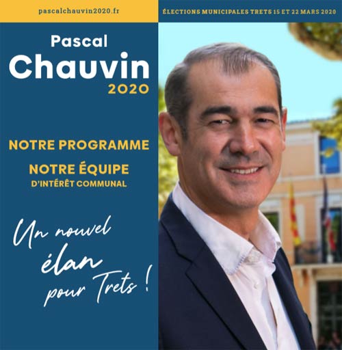 La brochure : Programme électoral & liste de Pascal Chauvin pour les Municipales 2020
